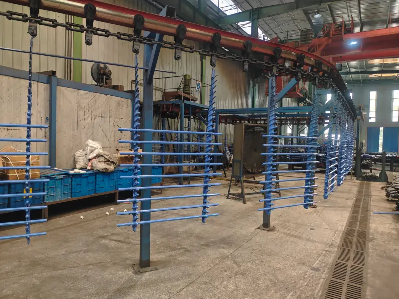 Línea de producción de talleres de pintura