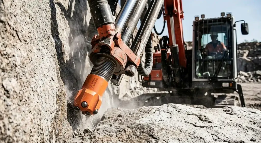 Aplicaciones de las brocas de botón roscadas T35