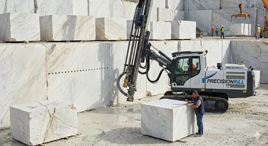 Operaciones con piedra dimensional La baja desviación protege el valor del bloque