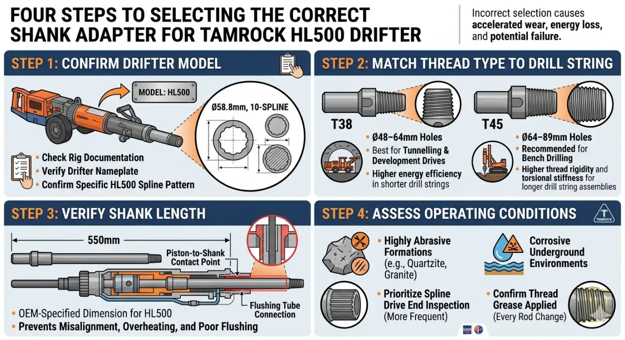 Cómo seleccionar el adaptador de mango HL500 adecuado