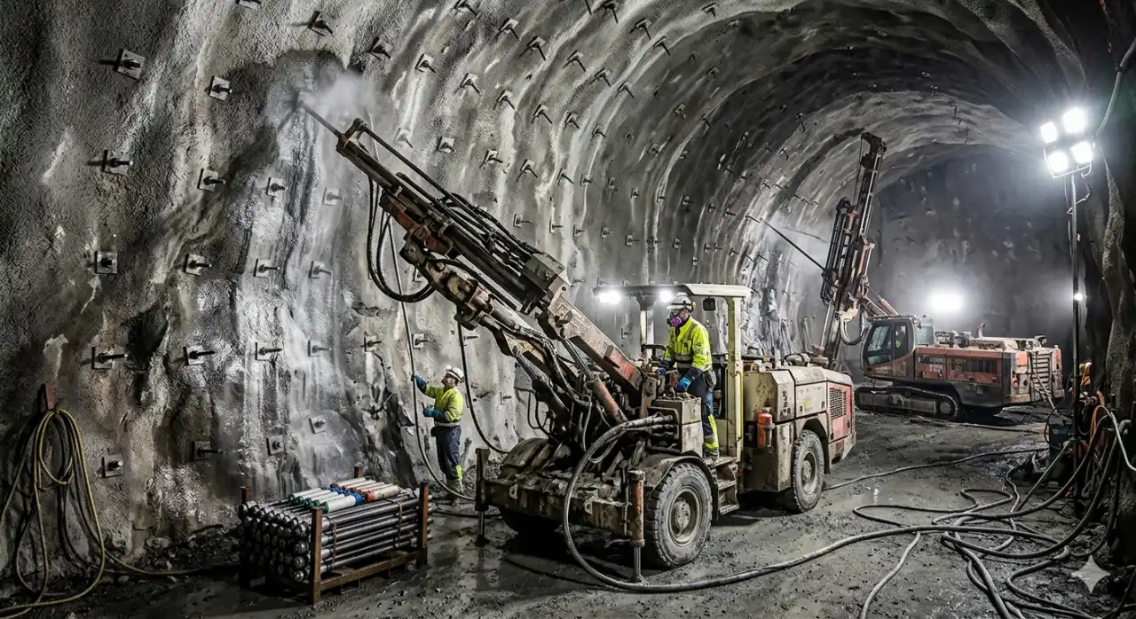 Perforación sistemática de rocas